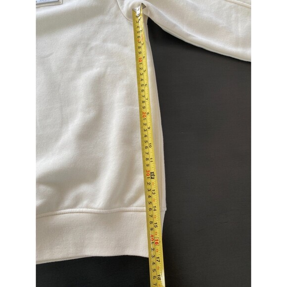 NWOT H&M Men's Aeuphorie Relaxed Fit White Crew Neck Sweatshirt - Size Medium - Picture 6 of 9